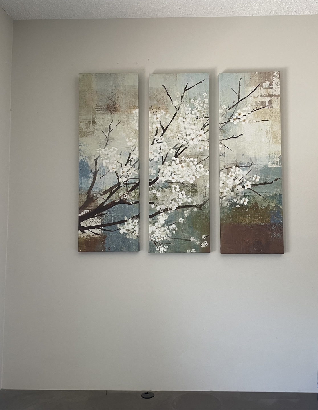 Triptych Floral Canvas Wall Art