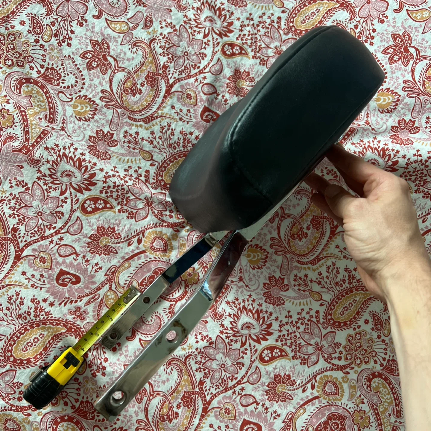 Motorcycle passenger Backrest - Black #freecycle image indicator(3)