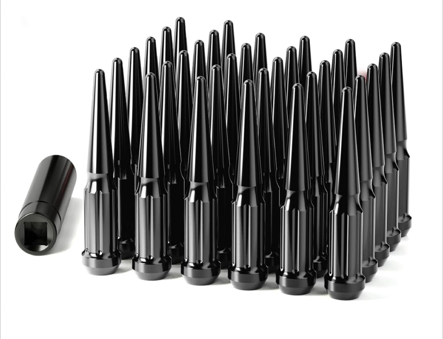 HOWBOW M14x1.5 Lug Nuts - Black
