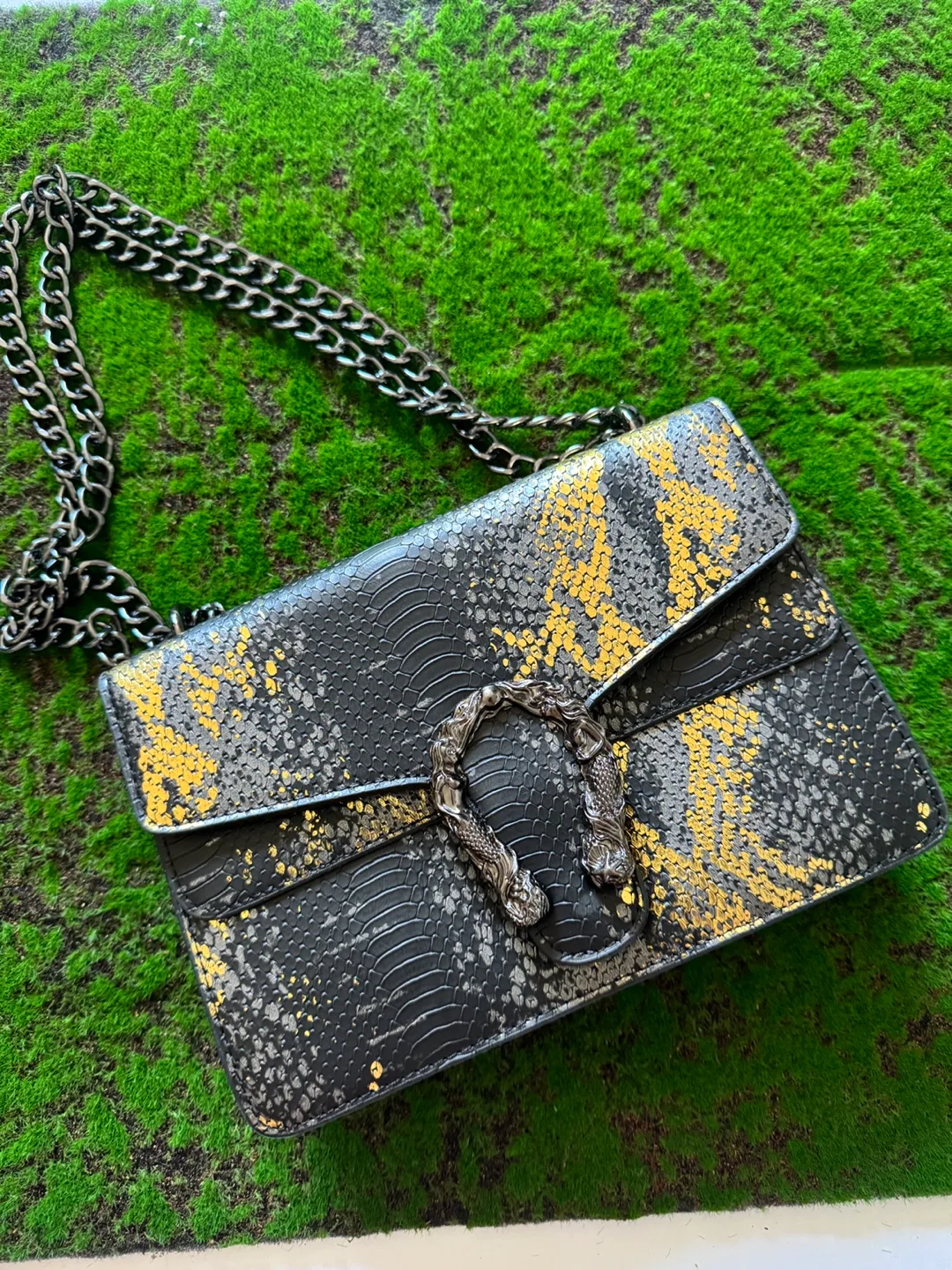 Guess Snakeskin Shoulder Bag thumbnail