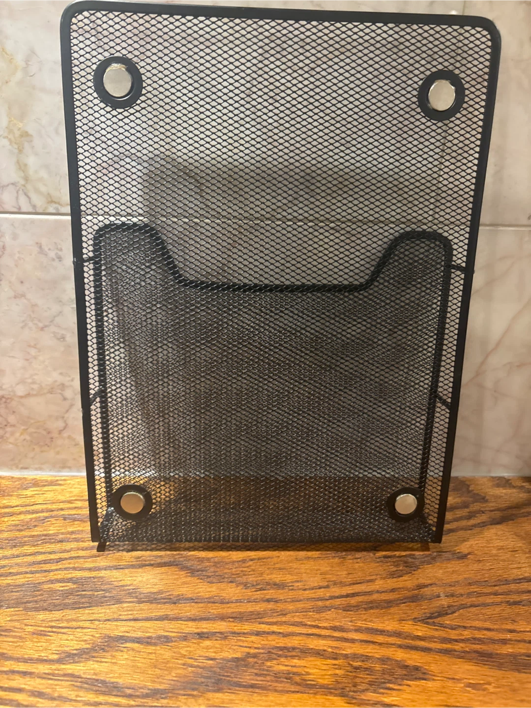 Black Mesh Wall File Organizer - photo 3