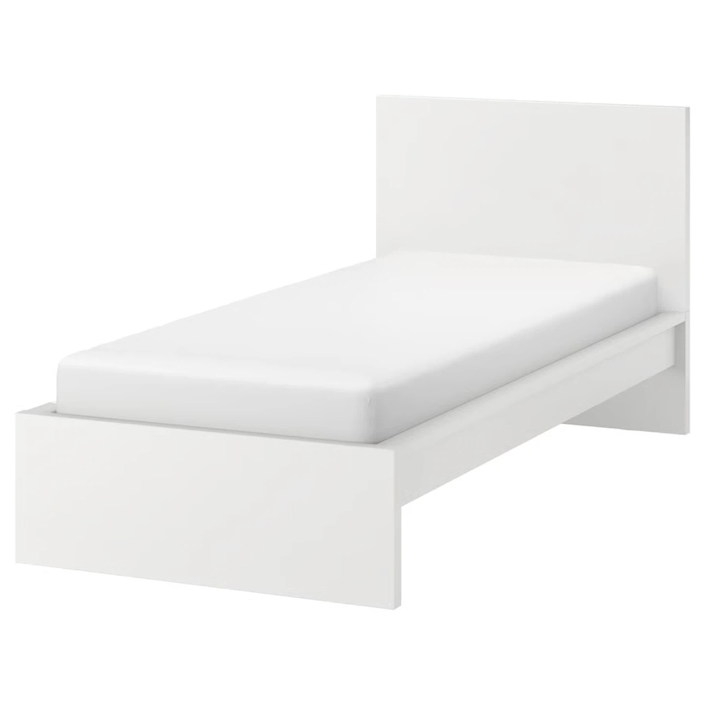 IKEA MALM White Bed Frame - Single and Mattress