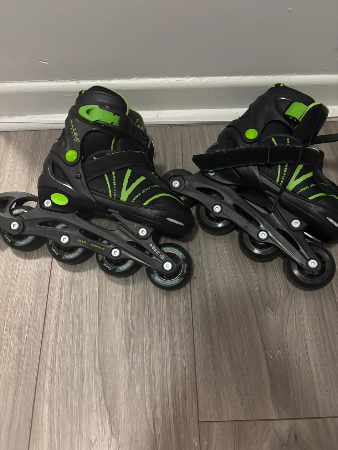 Ultra Wheels Inline Skates - Black & Green - photo 4