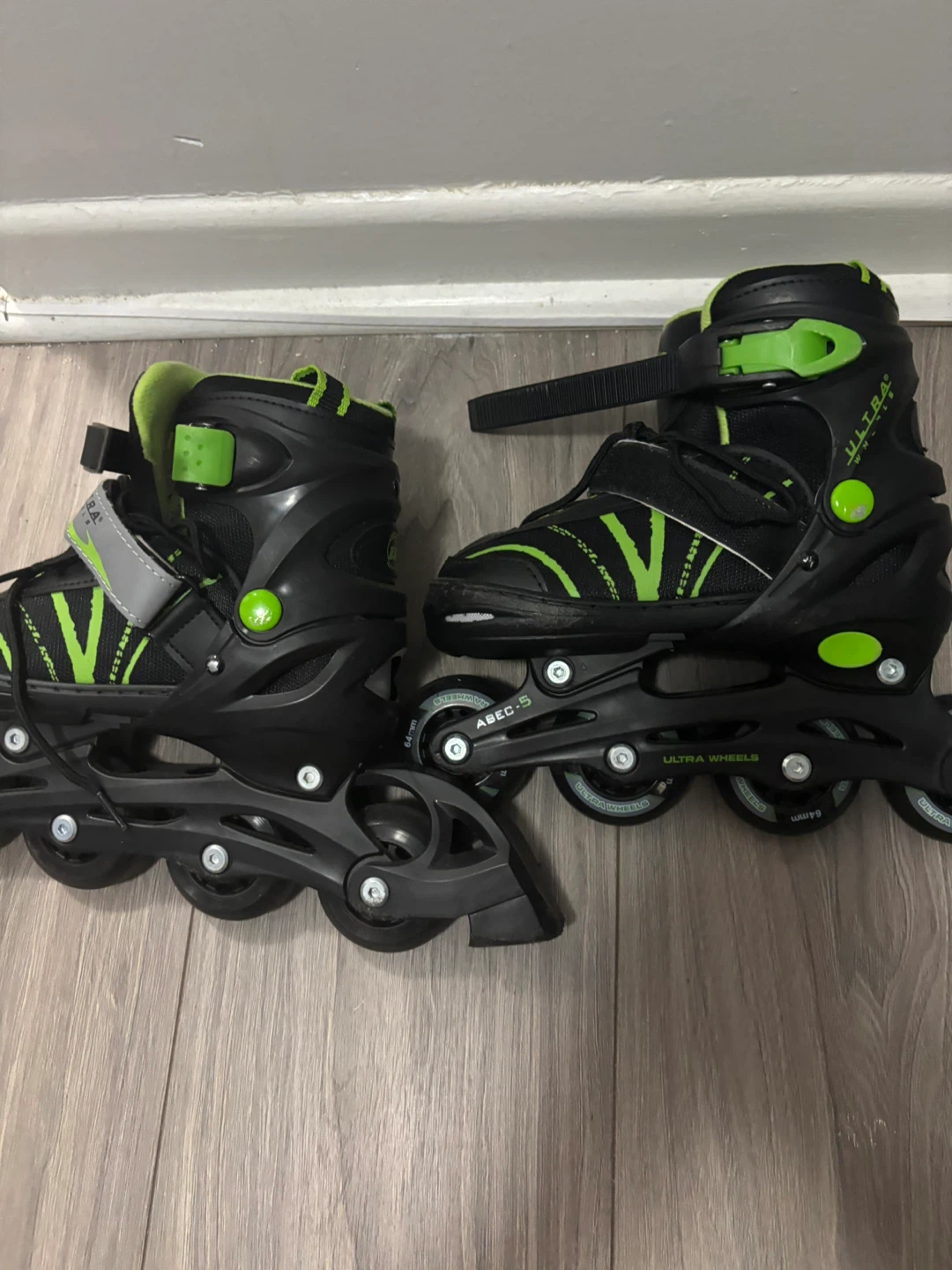 Ultra Wheels Inline Skates - Black & Green