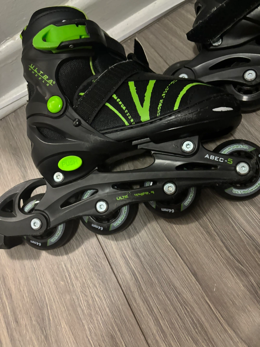 Ultra Wheels Inline Skates - Black & Green - photo 2