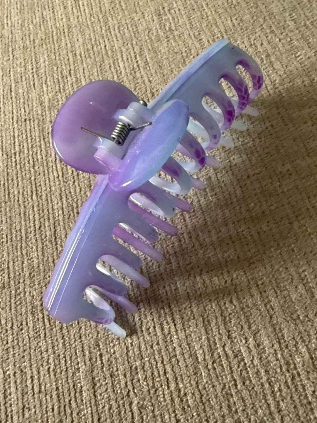 Purple Hair Claw Clip - 6 Inches image indicator(2)