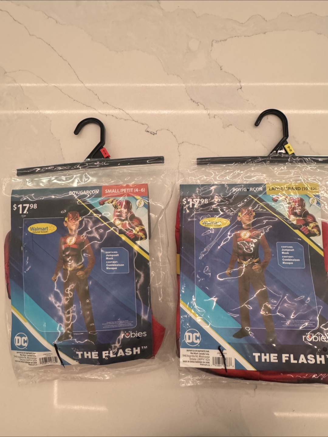 HALLOWEEN COSTUME- BOYS THE FLASH COSTUME- SM & LG
