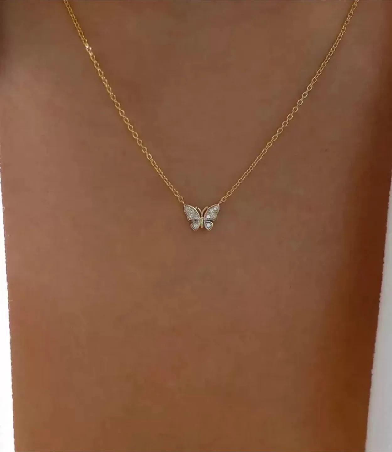 Butterfly Pendant Necklace thumbnail