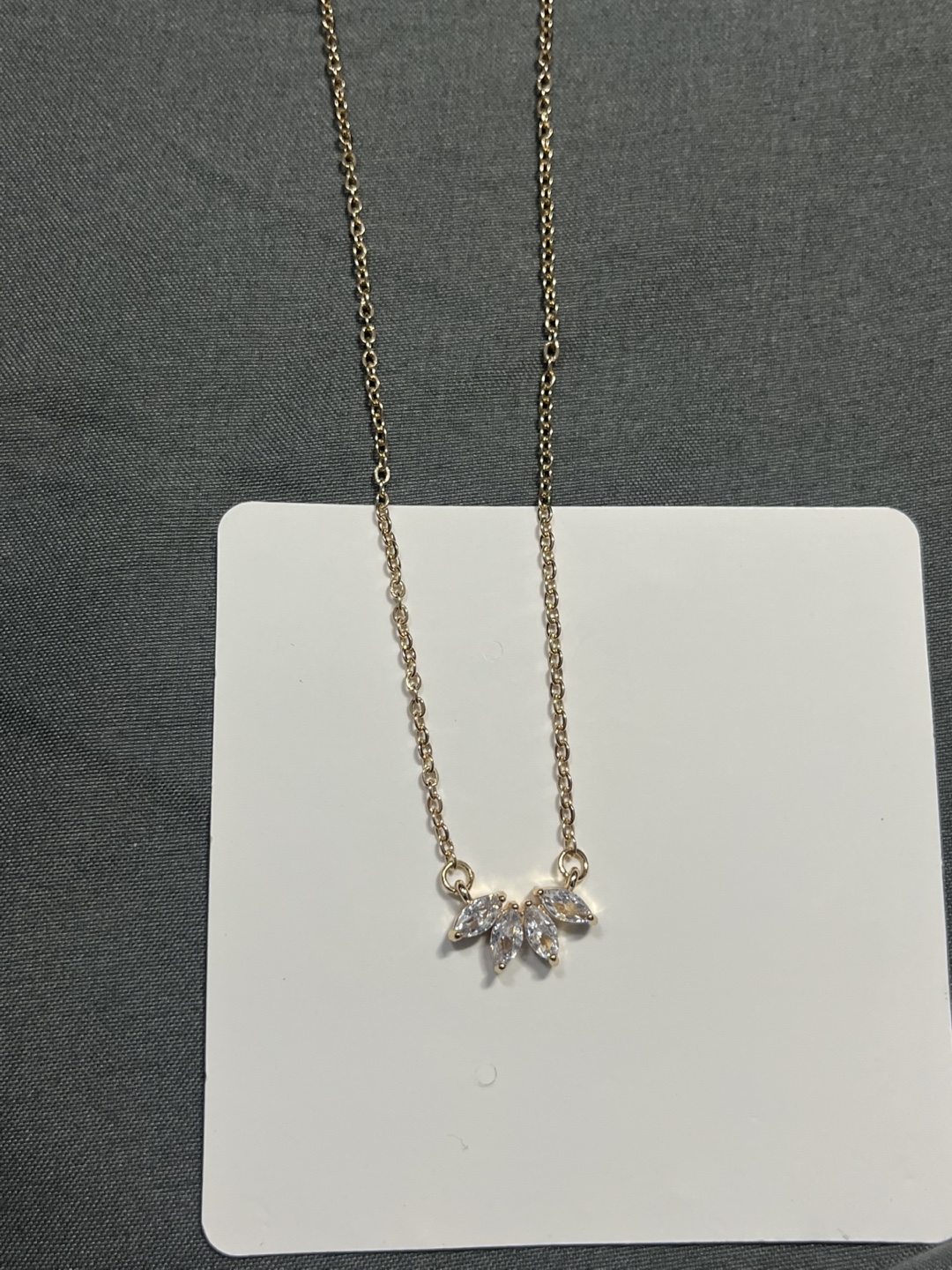 Necklace with Crystal Pendant - photo 2