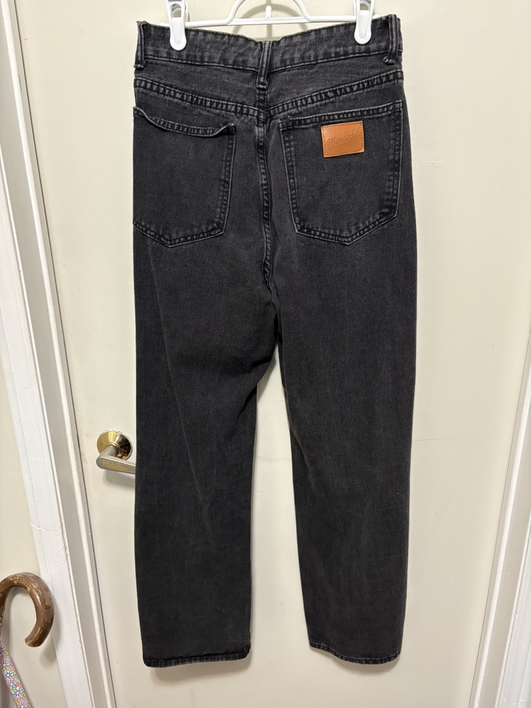 High Waist Wide Leg Pants - Size Medium - photo 2