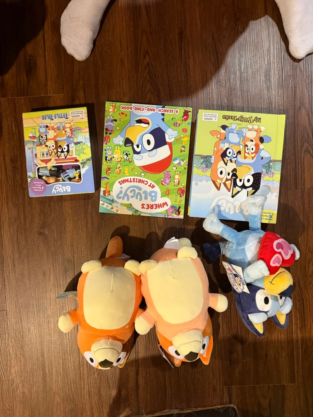 Bluey Books & Plush Set