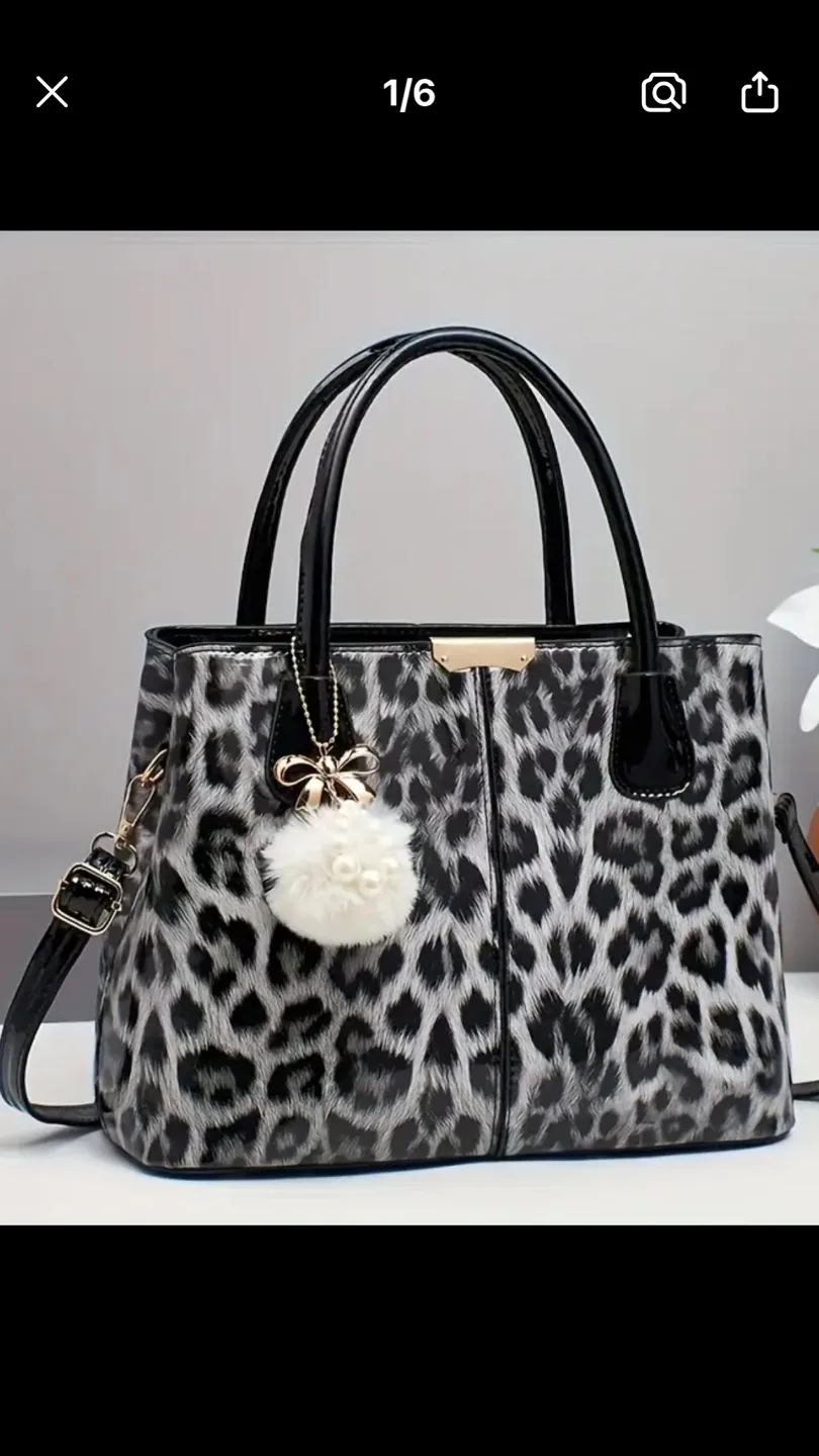 Leopard Print Handbag image indicator(2)