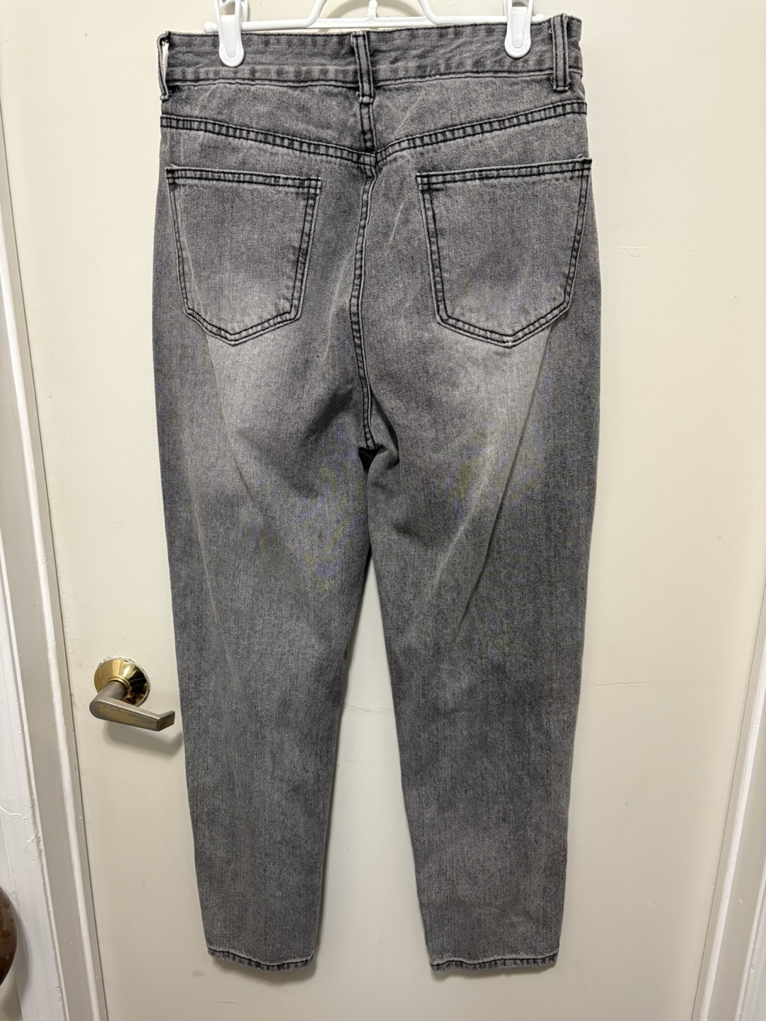 Distressed Grey Jeans - Size Medium - photo 2