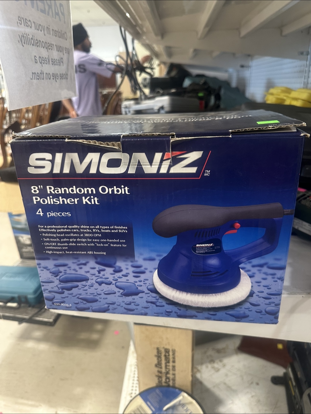 Simoniz 8" Random Orbit Polisher Kit - 4 Pieces