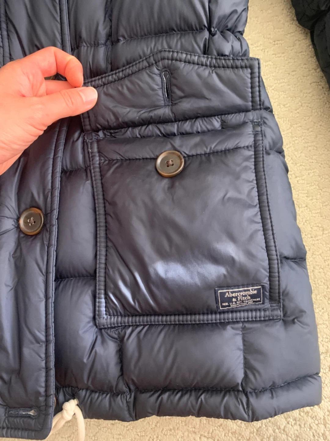 Abercrombie & Fitch Down Puffer Jacket - Size S - photo 2