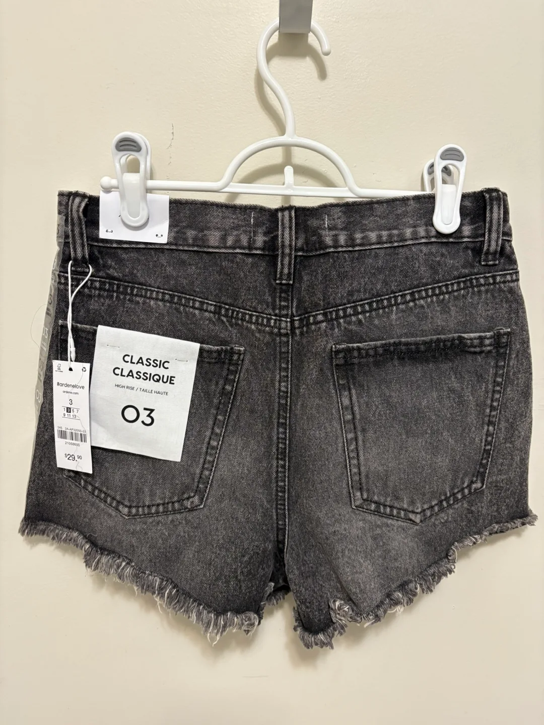 🆕 Ardene Black Denim Shorts - Size 3 image indicator(2)