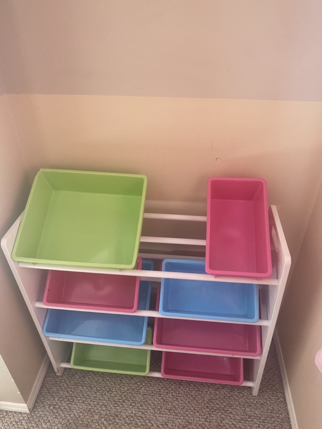 Kids' Toy Storage Organizer with Bins