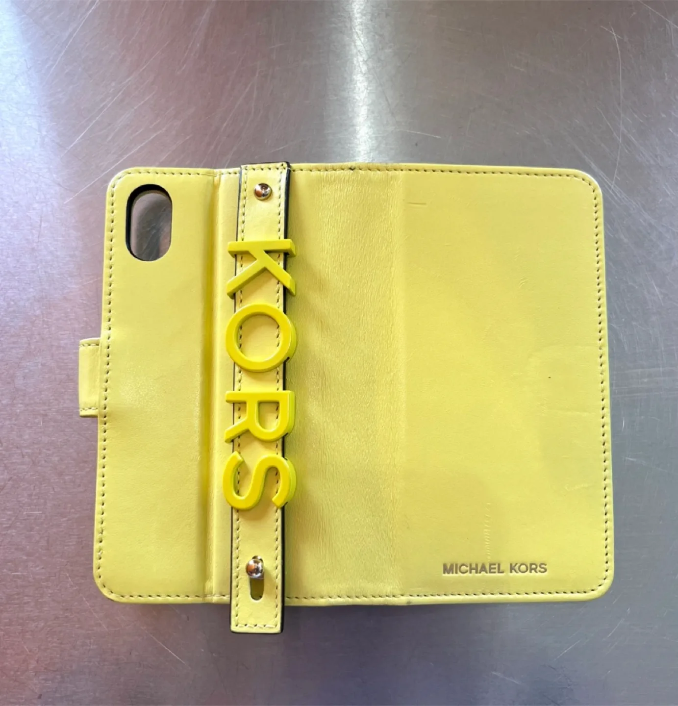 Michael Kors Yellow iPhone X Case thumbnail
