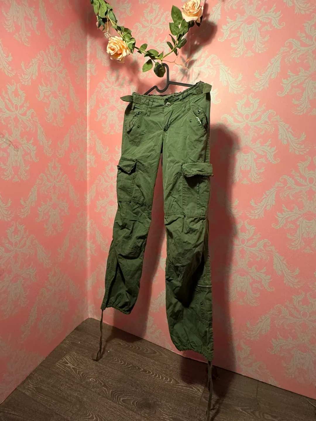 Miss Sixteen by Miss Sixty Green Cargo Pants thumbnail