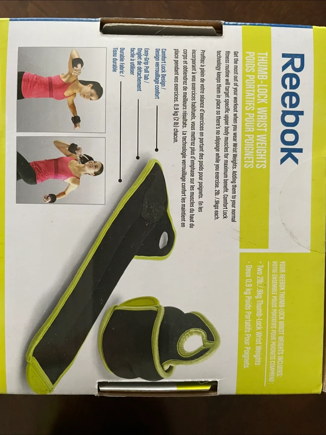Reebok 2lb Wrist Weights image indicator(2)