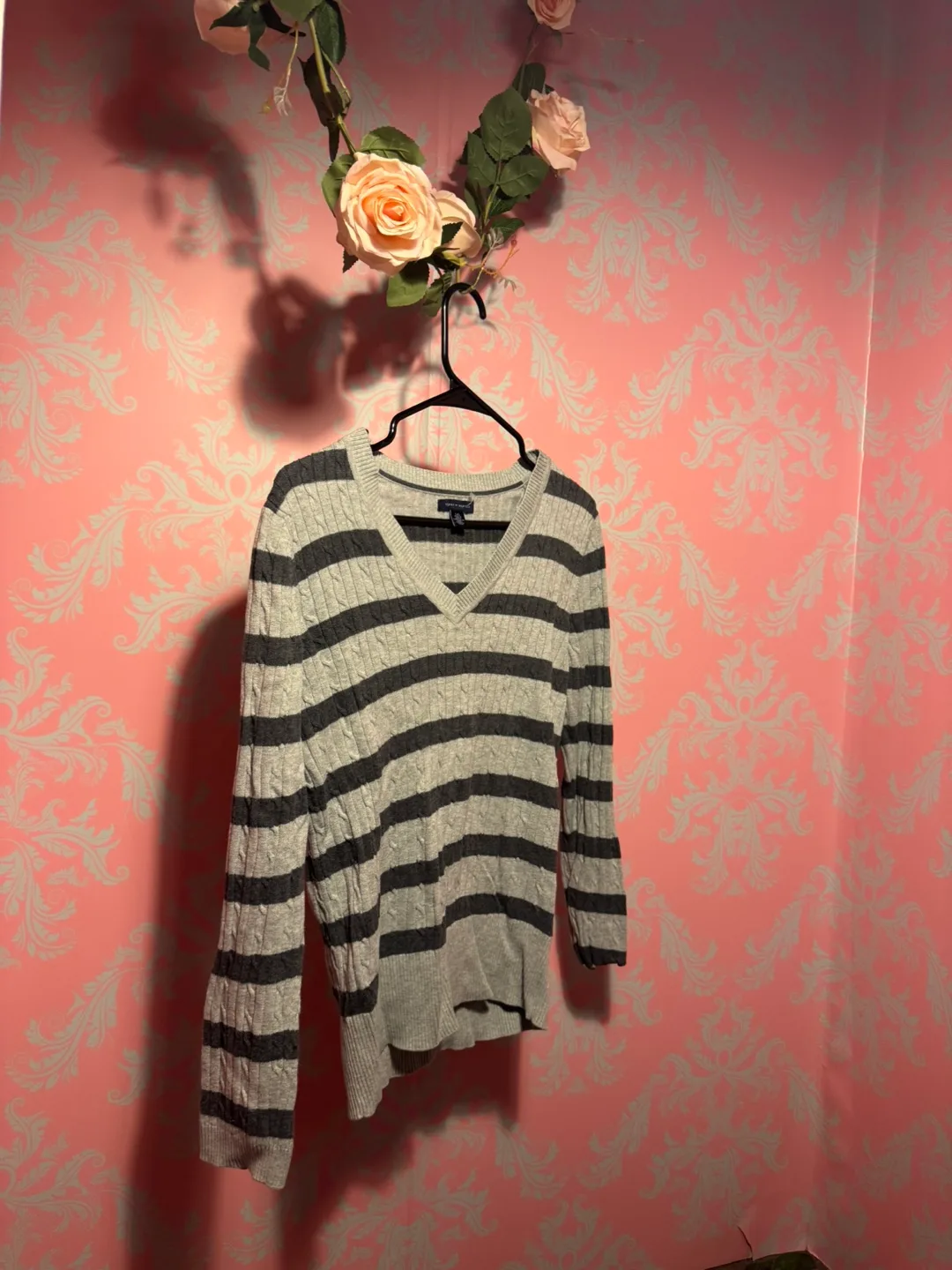 Tommy Hilfiger Striped Sweater - Size L thumbnail