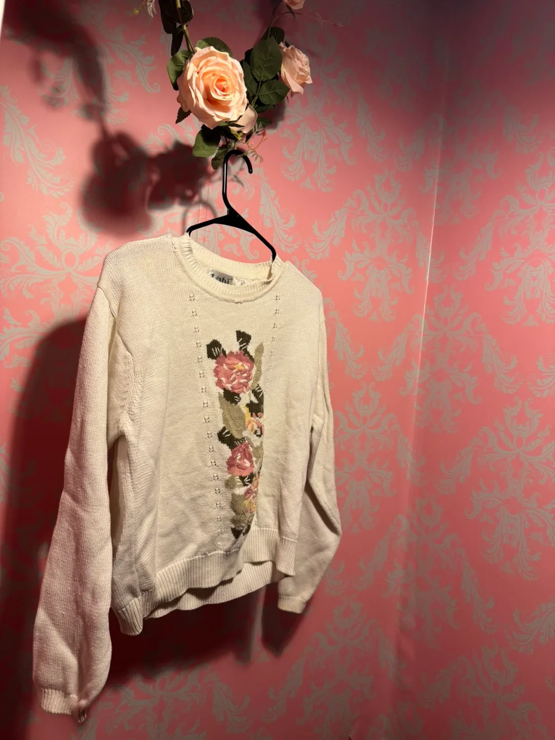 Tabi International Floral Cotton Sweater - M/M thumbnail