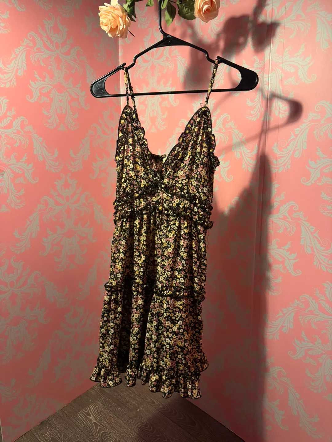 Inspired Hearts Floral Dress - Size Small thumbnail