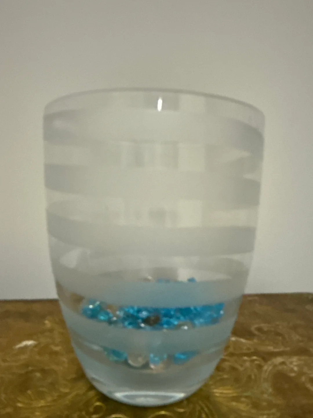 Striped Glass Vase thumbnail