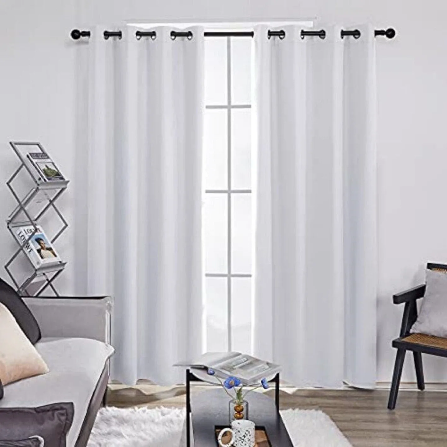 DECONOVO BLACKOUT CURTAINS, 52X84, 2 PANELS thumbnail