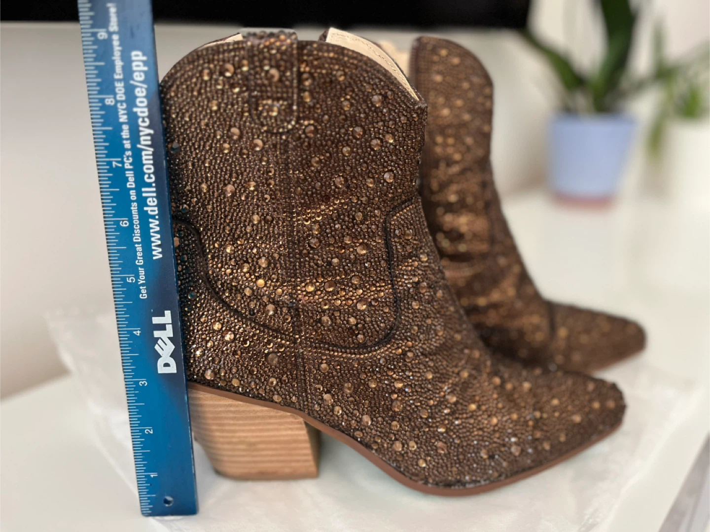 Rhinestone Cowboy Boots - Size 9 - photo 4