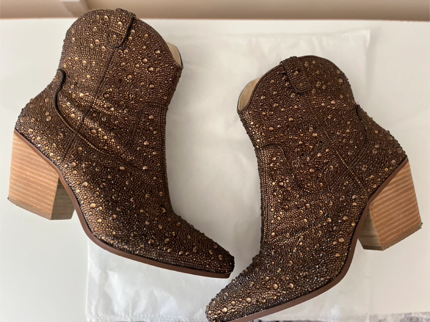 Rhinestone Cowboy Boots - Size 9 - photo 2
