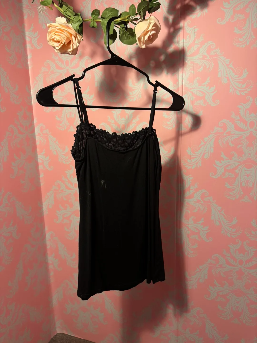 Jezebel Black Lace Cami - Size M thumbnail