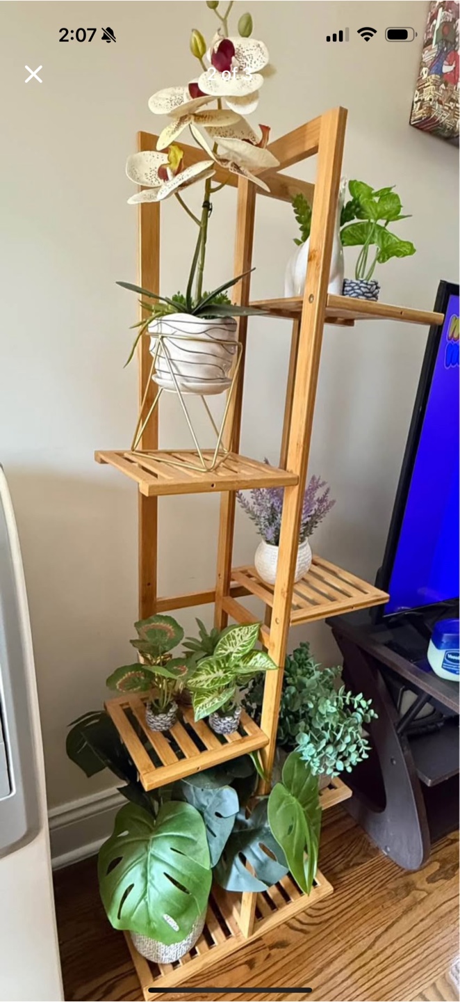 Bamboo Plant Stand - 48.6" Tall