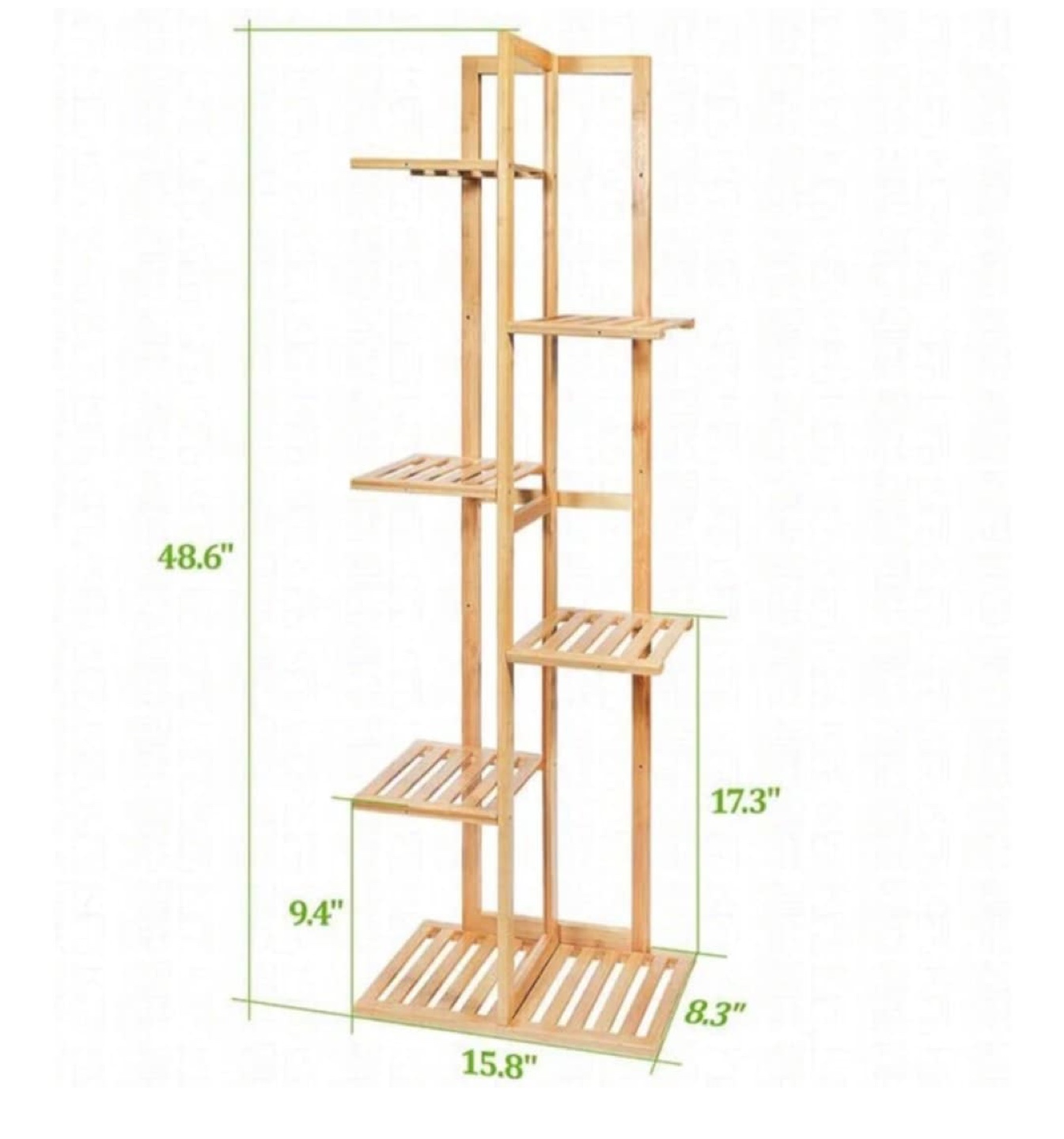 Bamboo Plant Stand - 48.6" Tall - photo 3