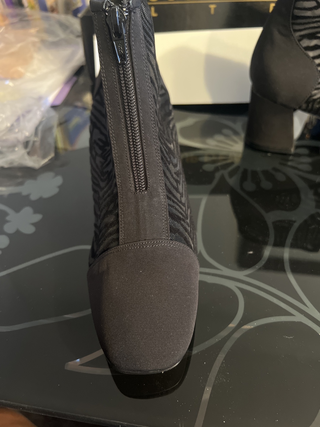 Coup D'Etat Black Ankle Boots Brand New size 10w - photo 2