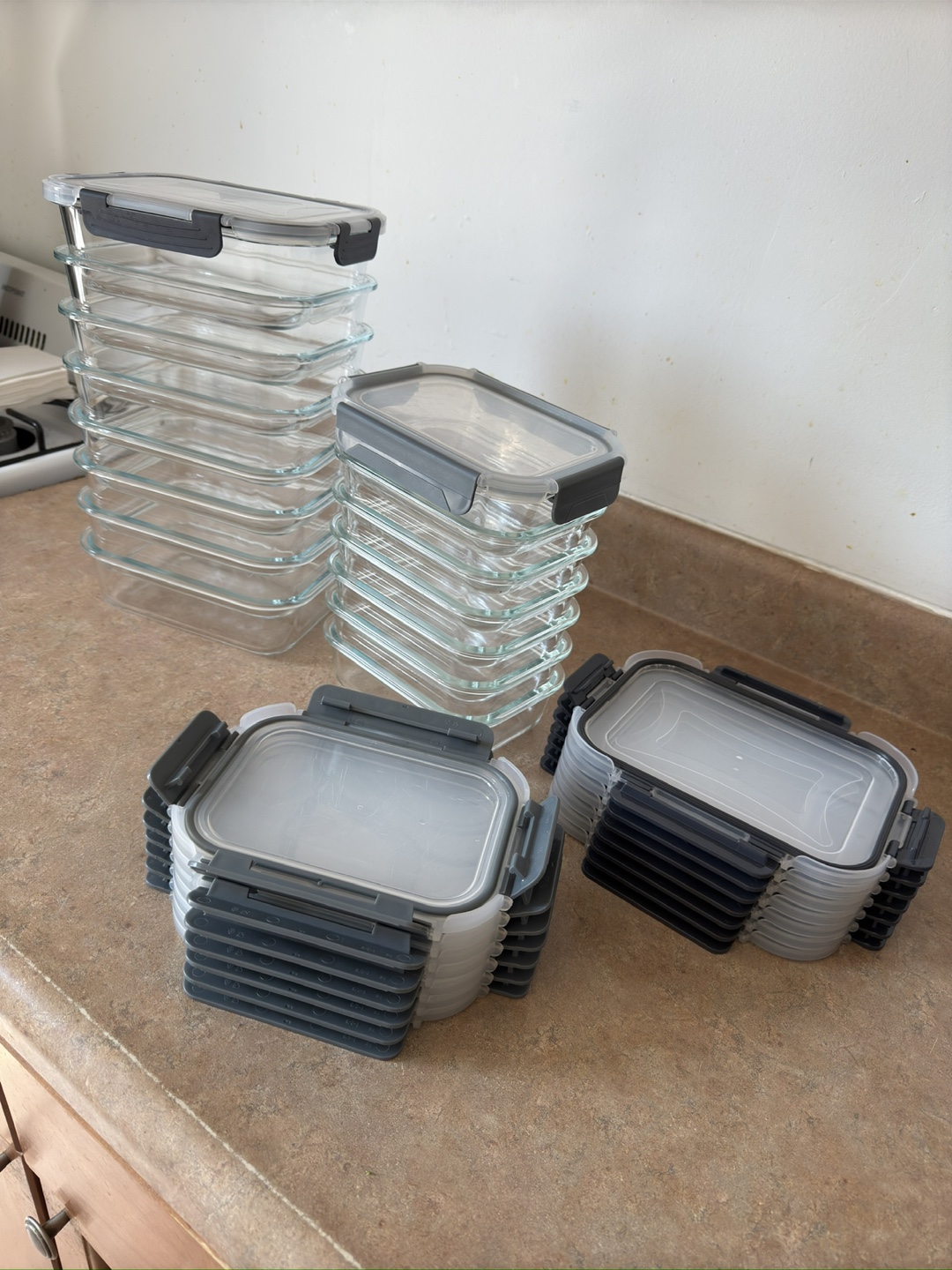 Glass Food Storage Containers with Lids - photo 2
