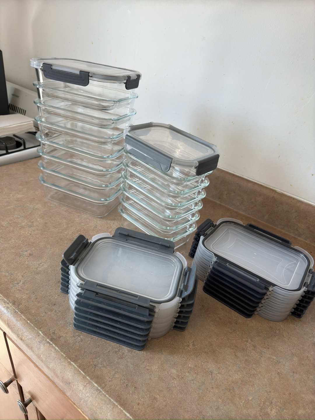Glass Food Storage Containers with Lids