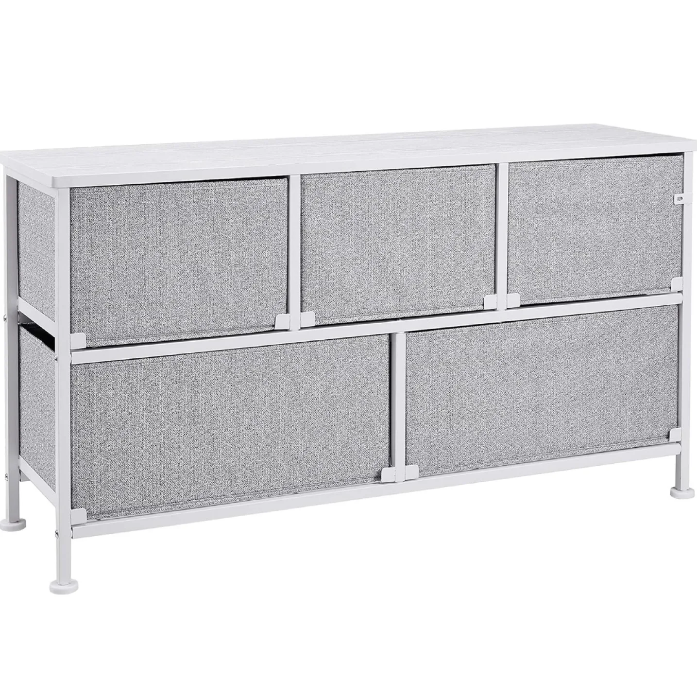 5-Drawer Storage Dresser - White/Grey image indicator(6)