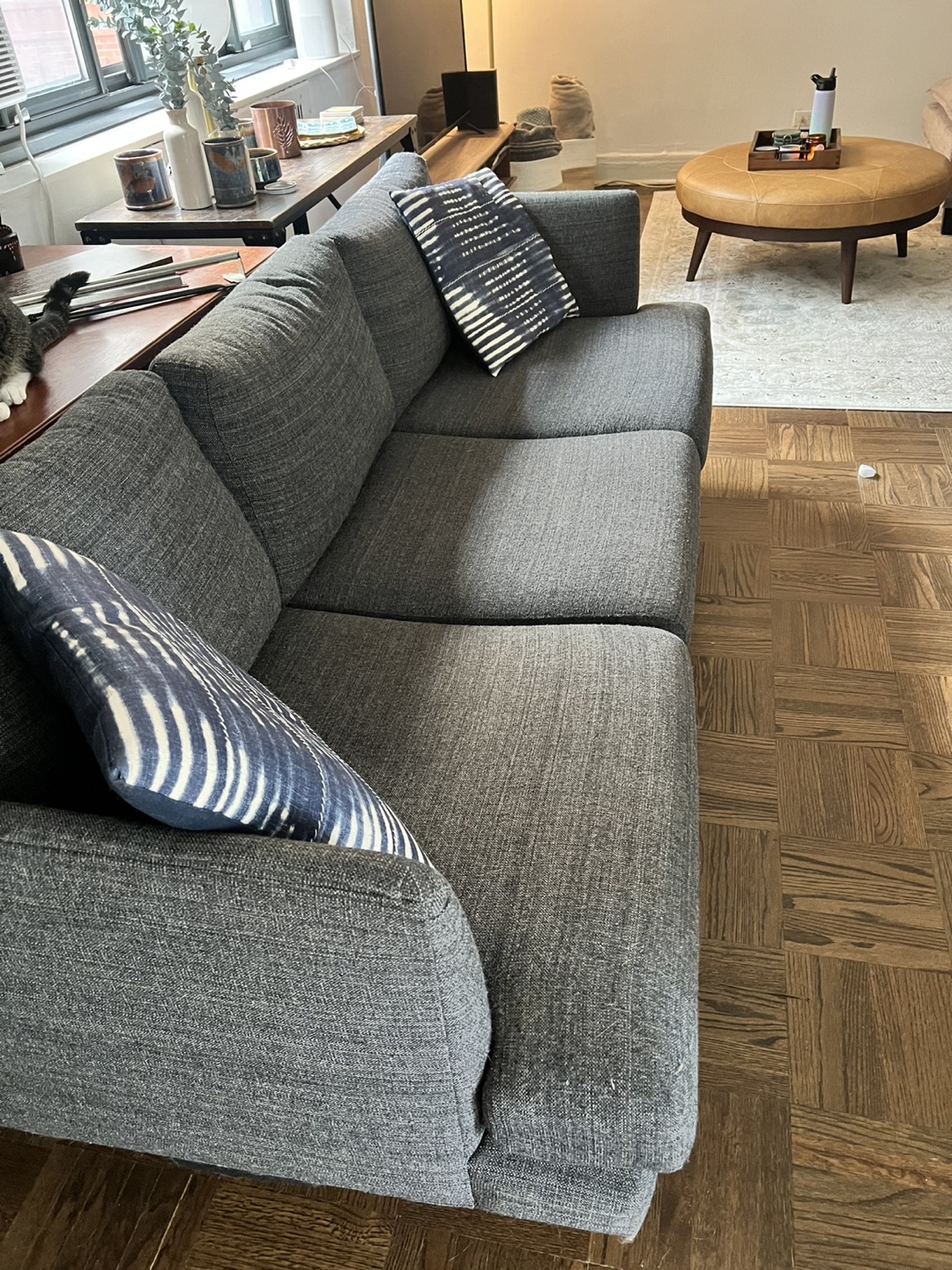 Gray 3-Seater Sofa - photo 2