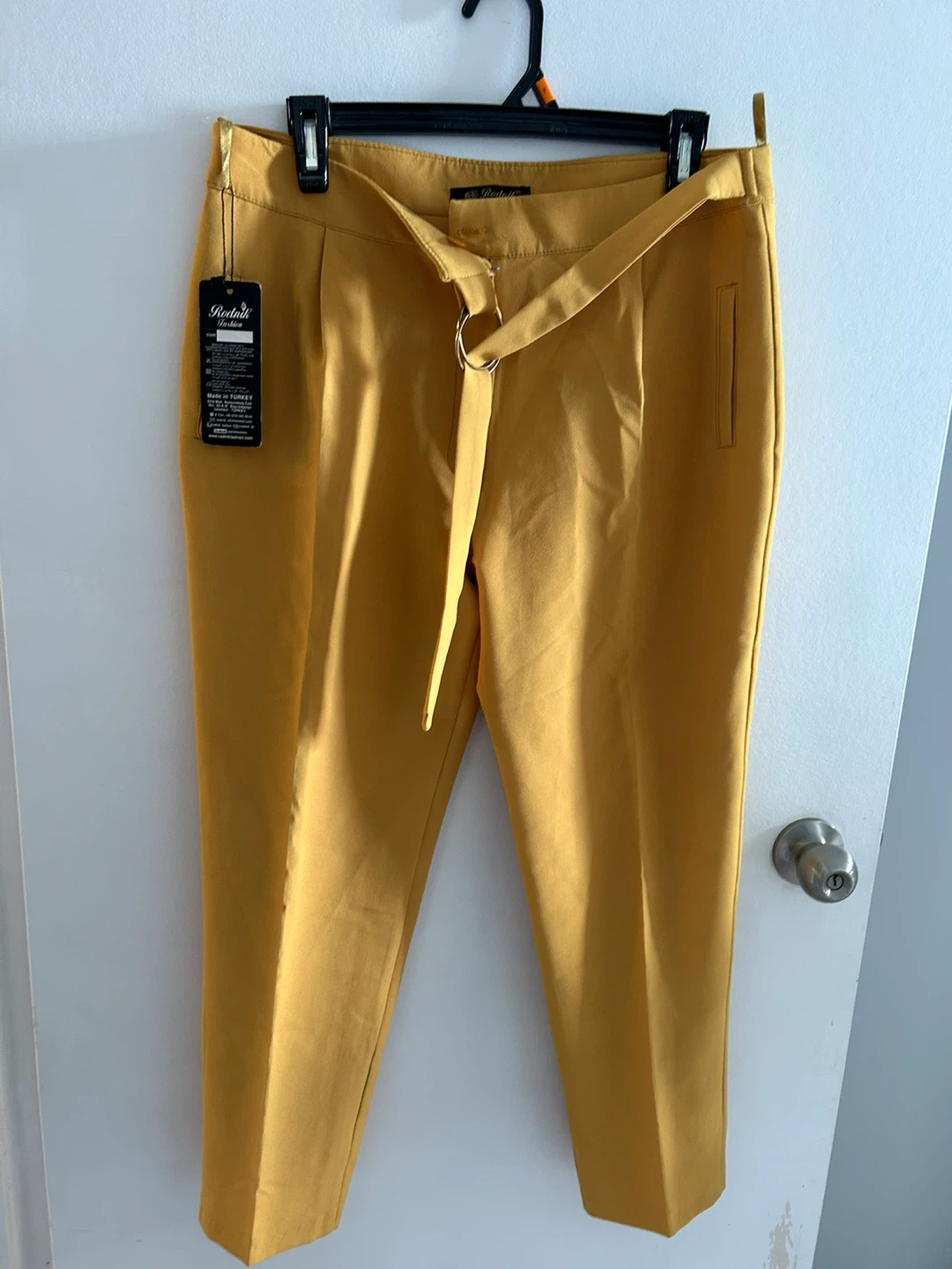 Rodnik Fashion Mustard Yellow Pants - Size 42 - photo 3