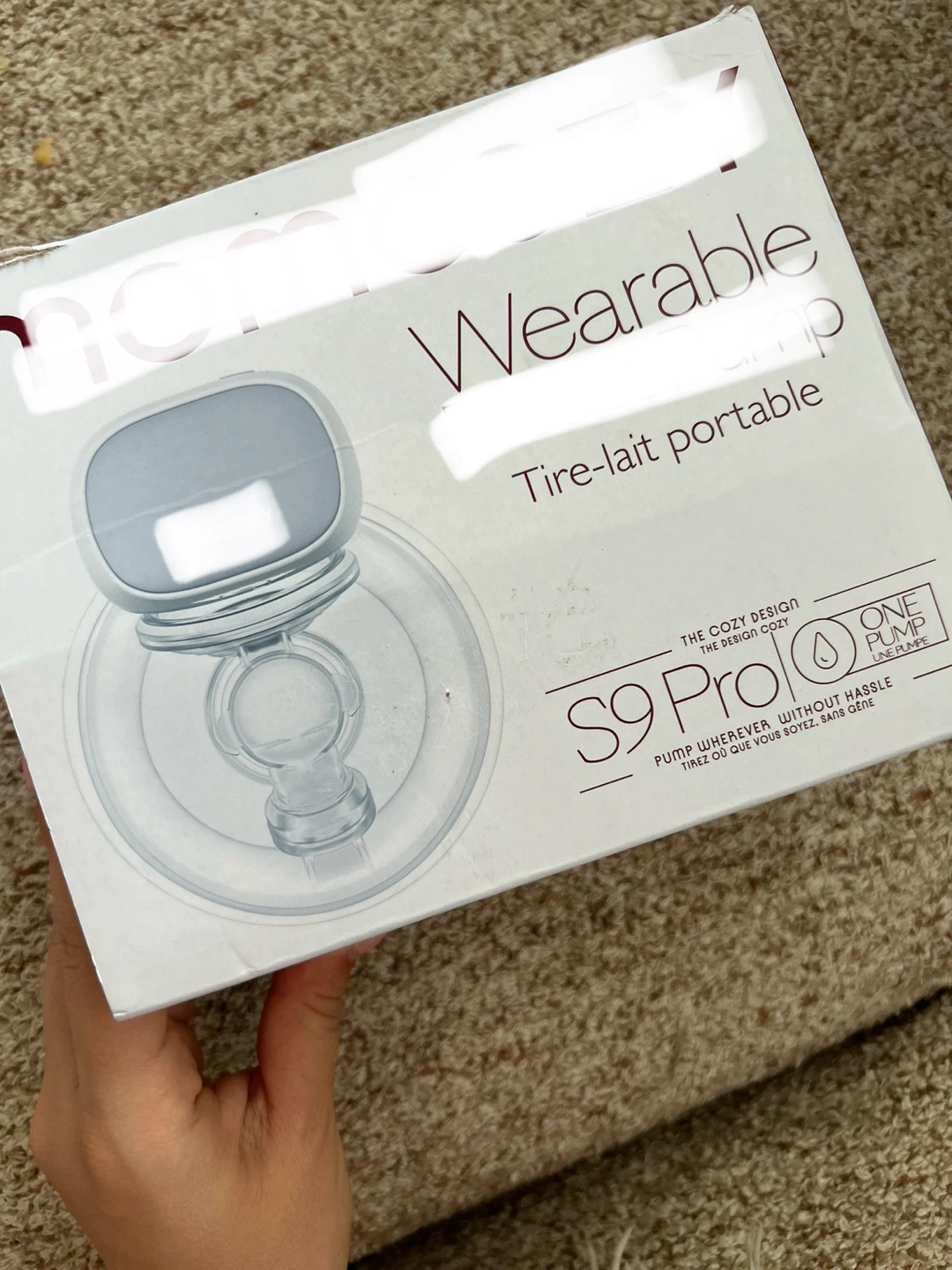 Momcozy SINGLE S9 Pro Wearable Breast Pump - Like New! - photo 3