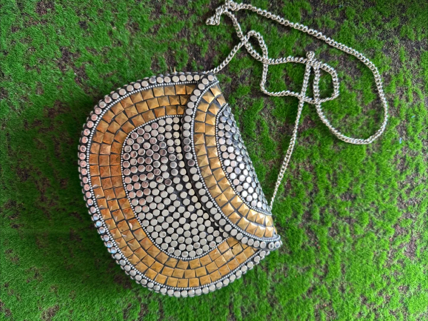 Unique Mosaic Clutch Purse thumbnail