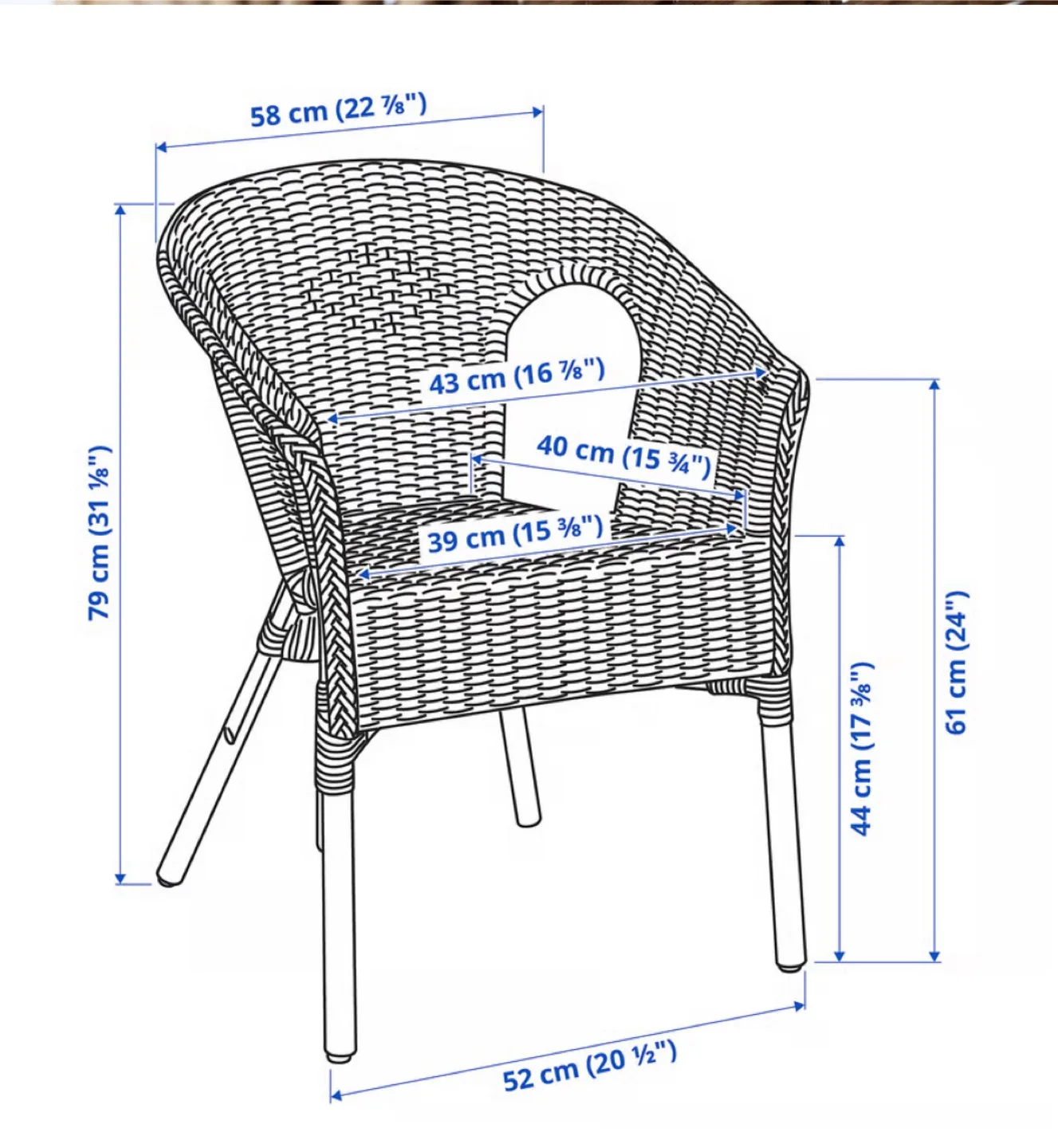 Ikea Wicker Chair image indicator(7)