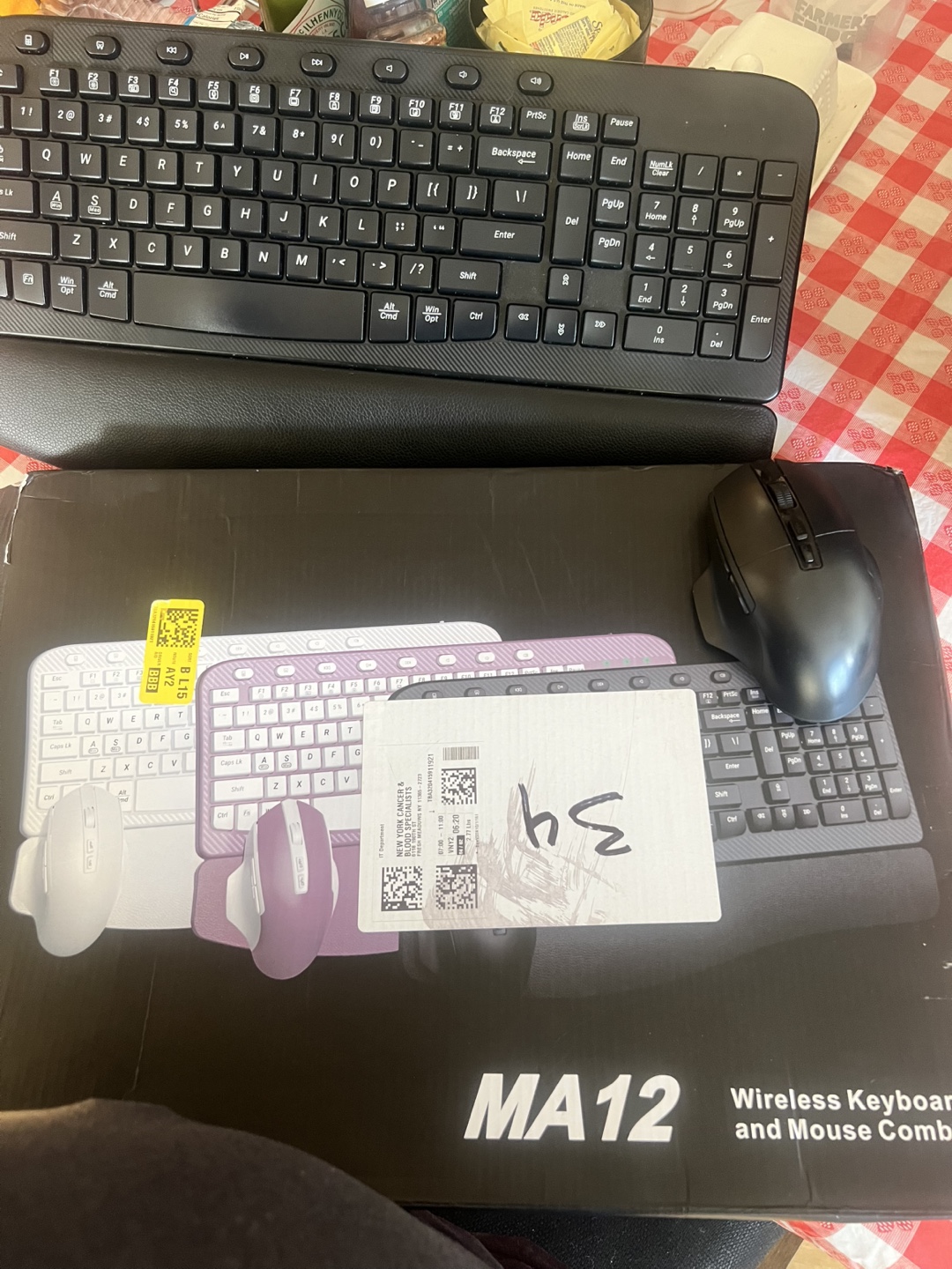 MA12 Wireless Keyboard and Mouse Combo NO USB