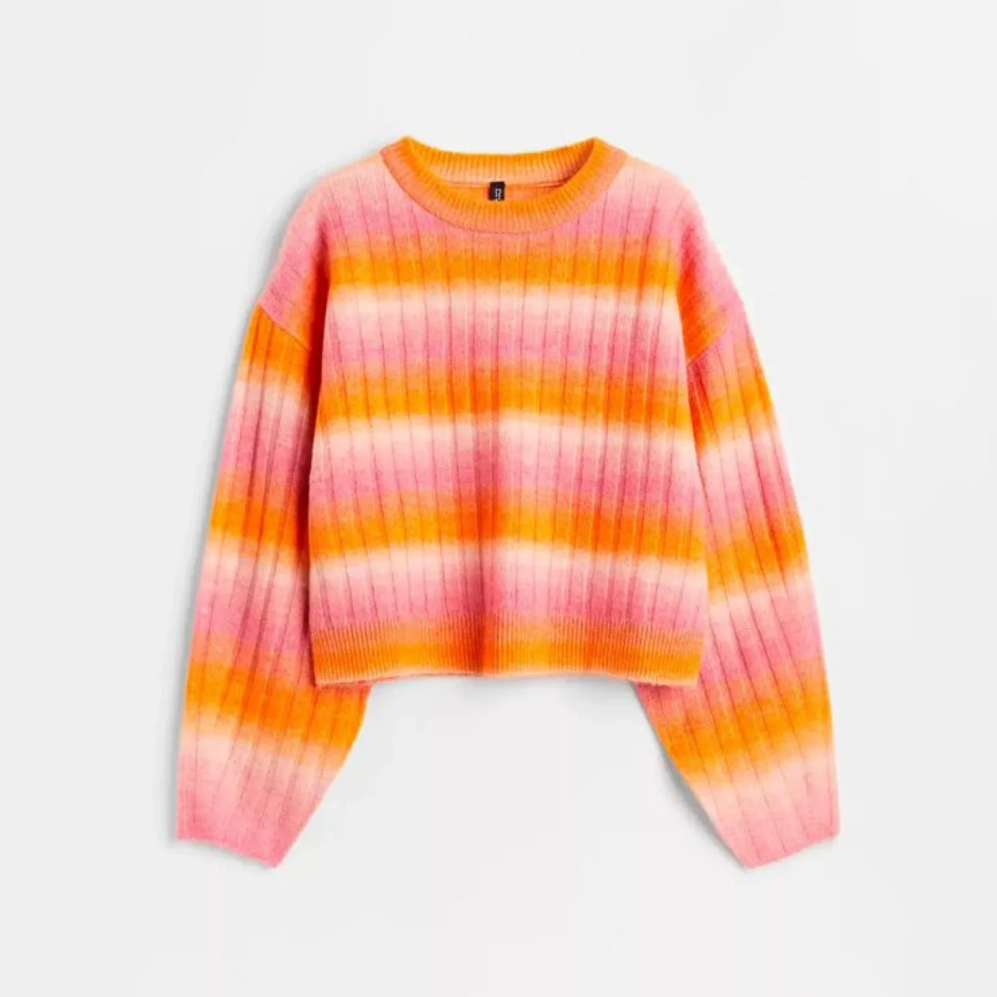 H&M Pink & Orange Striped Sweater image indicator(2)