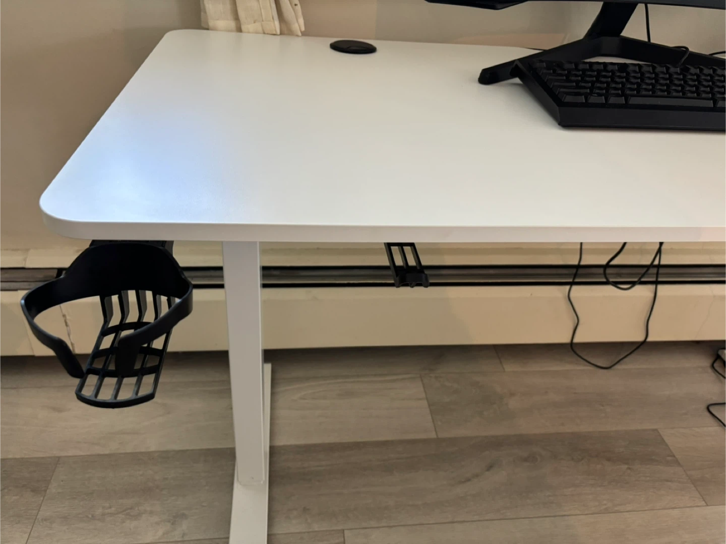 Sit-Stand Adjustable Desk – Like New - photo 3
