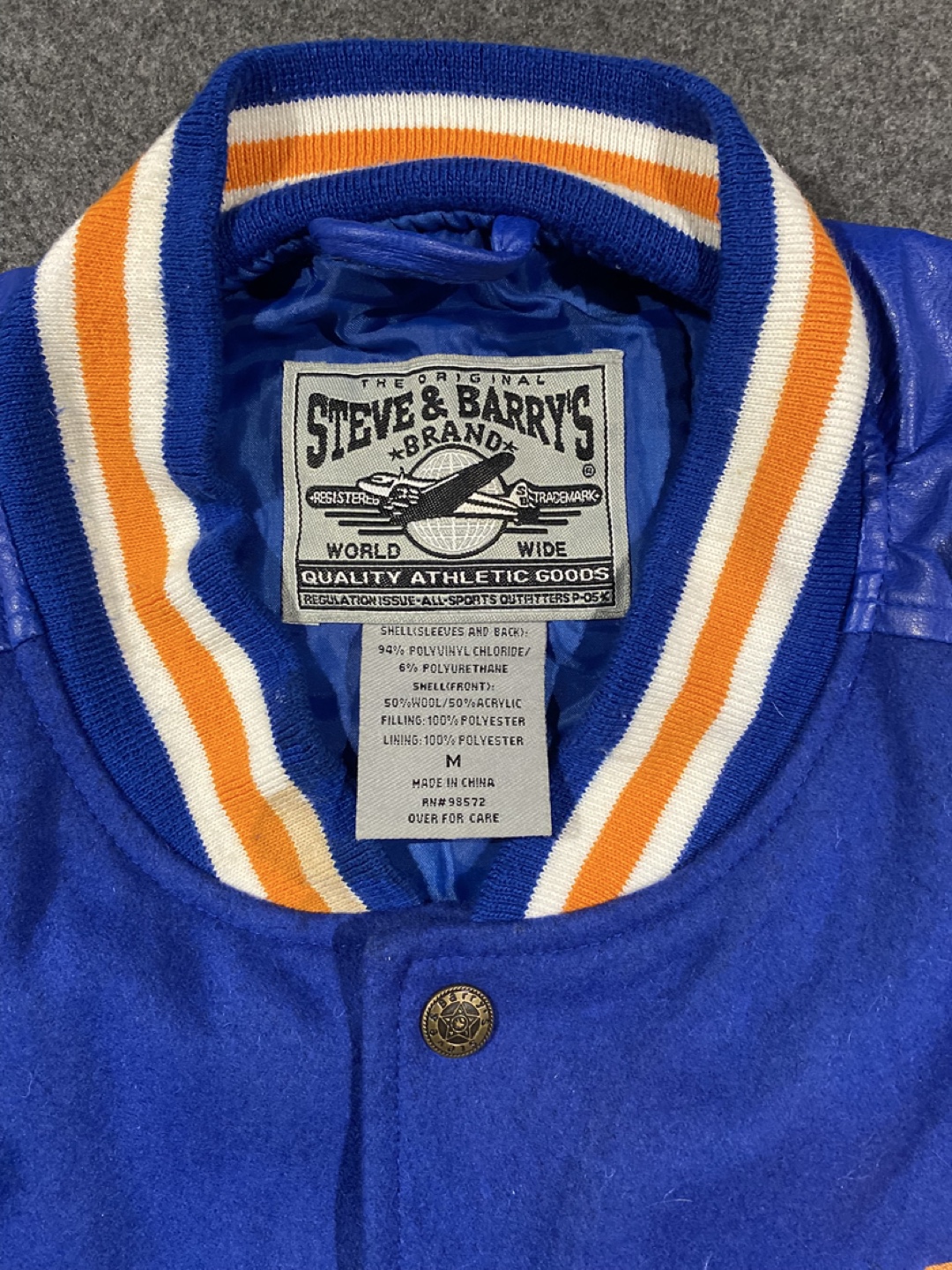 Vintage Syracuse Orangemen Varsity Bomber Jacket Size - Medium - photo 4