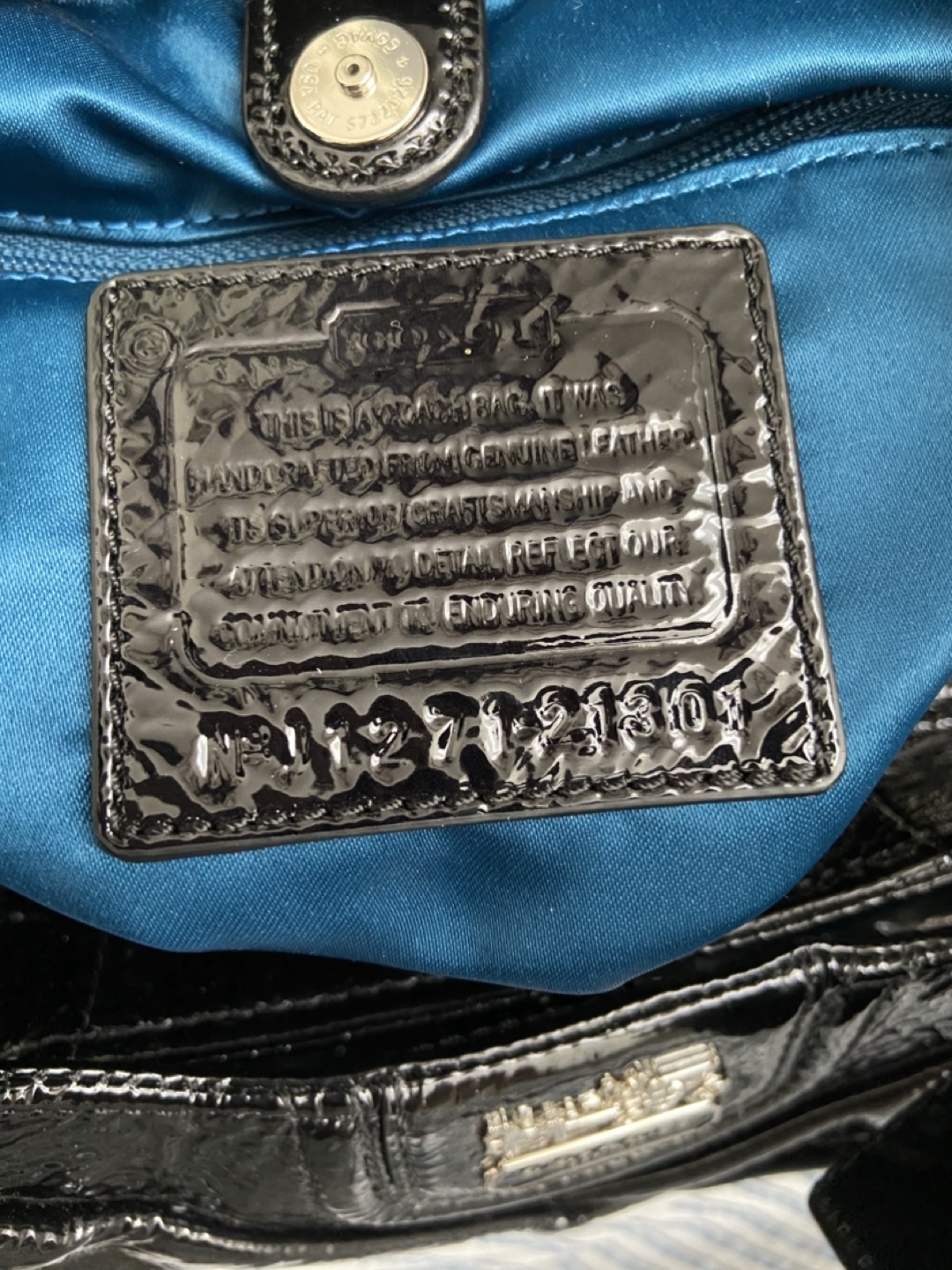 Coach 2000s Black Patent leather bag - photo 2