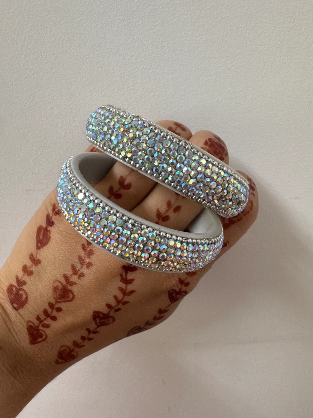 Rhinestone Bangles - Set of 2 image indicator(2)