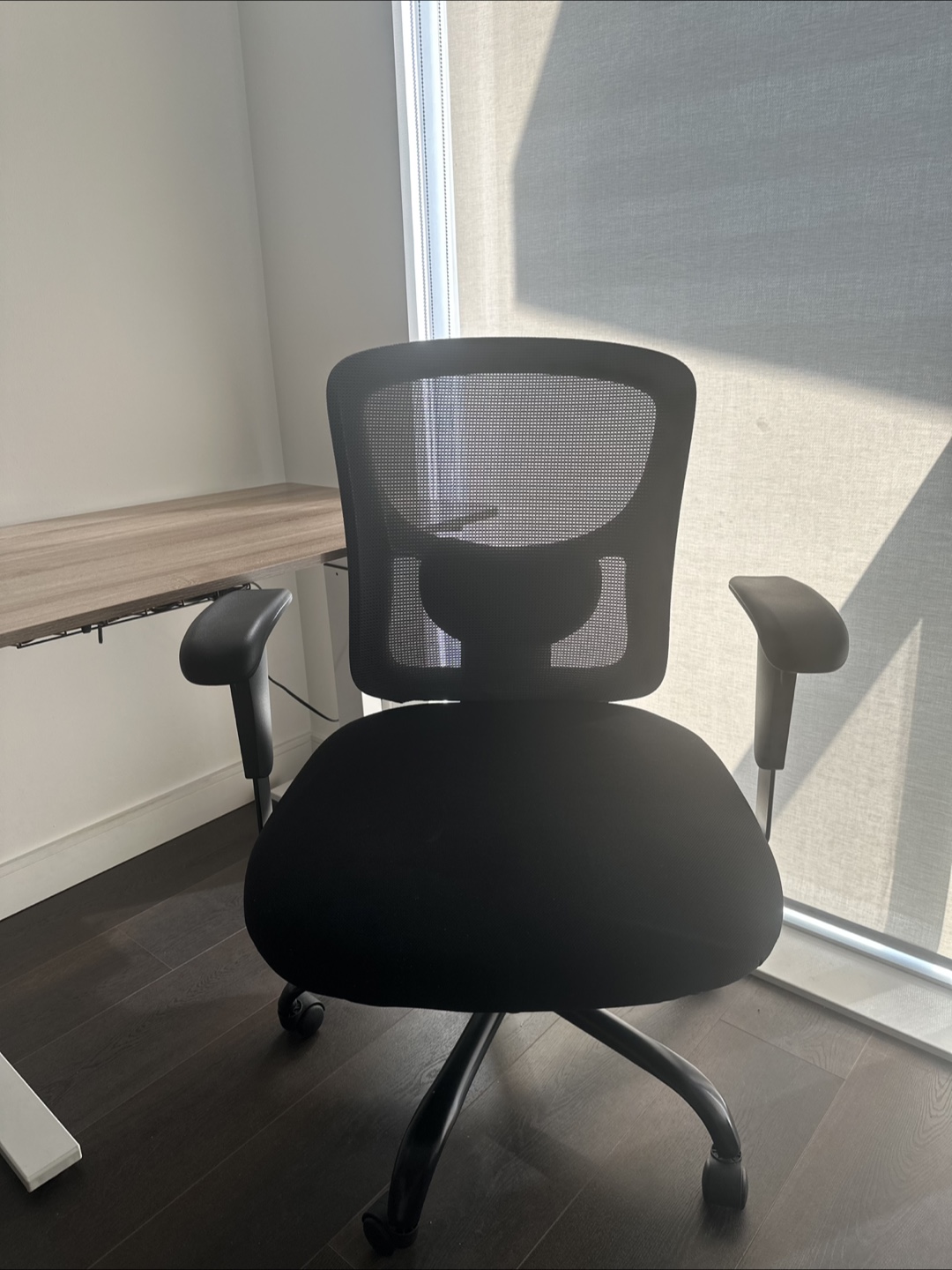 Black ergonomic office chair
